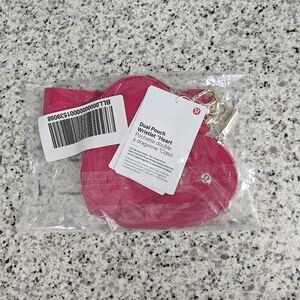 Lululemon Dual Pouch Wristlet Heart (Passionate, gold)